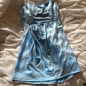 Lucy in the sky strapless dress